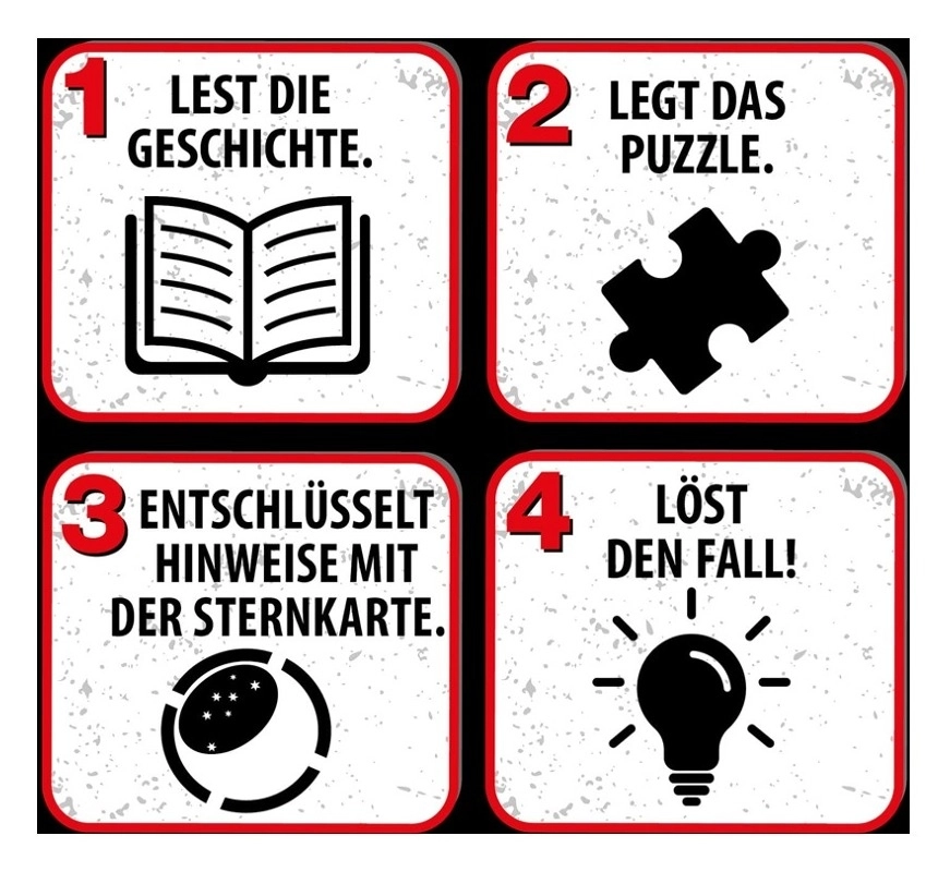 Krimipuzzle: Die drei ??? Kids Der gestohlene Stern (200 Teile)