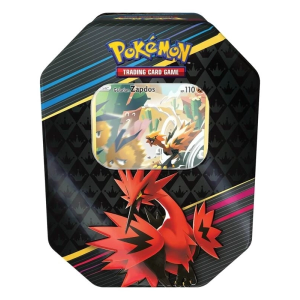 Pokémon Crown Zenith Galarian Zapdos Tin - EN