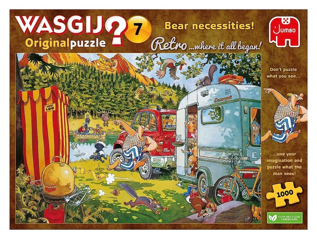 Bär beim Camping! - Wasgij Retro Original 7