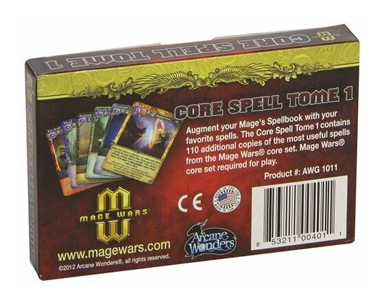 Mage Wars Core Spell Tome #1 - EN