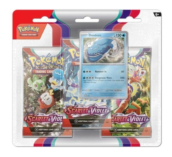 Pokémon SV01 - 3-Pack Blister - Dondozo - EN