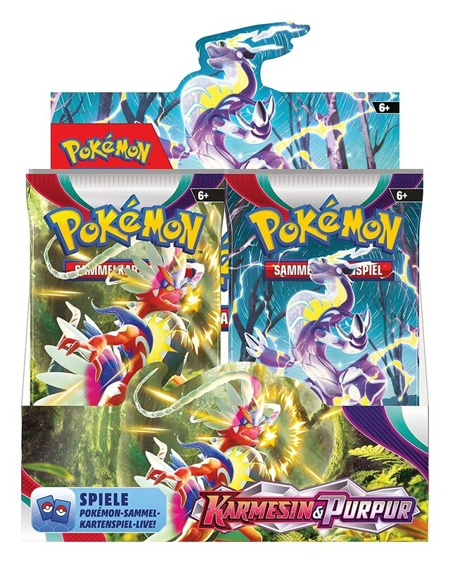 Pokémon SV01 - Karmesin & Purpur Booster Display (36 Booster) - DE