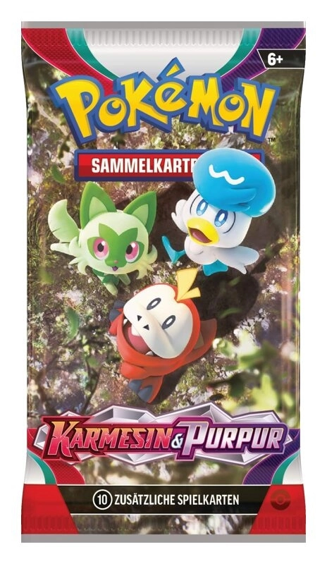 Pokémon SV01 - Karmesin & Purpur Booster Display (36 Booster) - DE