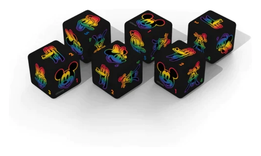 Disney Rainbow Dice Set