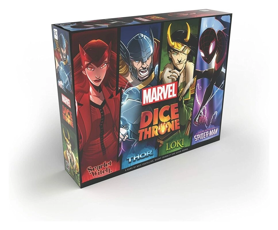 Dice Throne Marvel 4-Hero Box (Scarlet Witch, Thor, Loki, Spider-Man) - EN