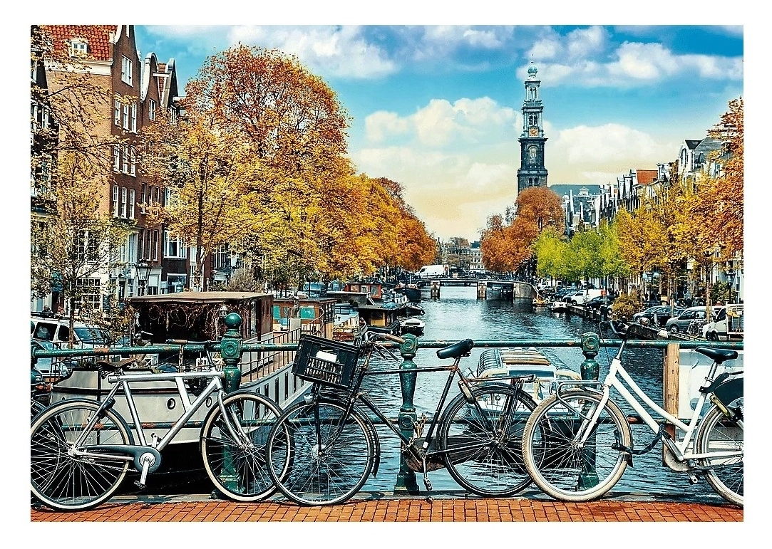 Trefl Prime Puzzle - Autumn in Amsterdam - The Netherlands