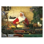 Santa And His Trains