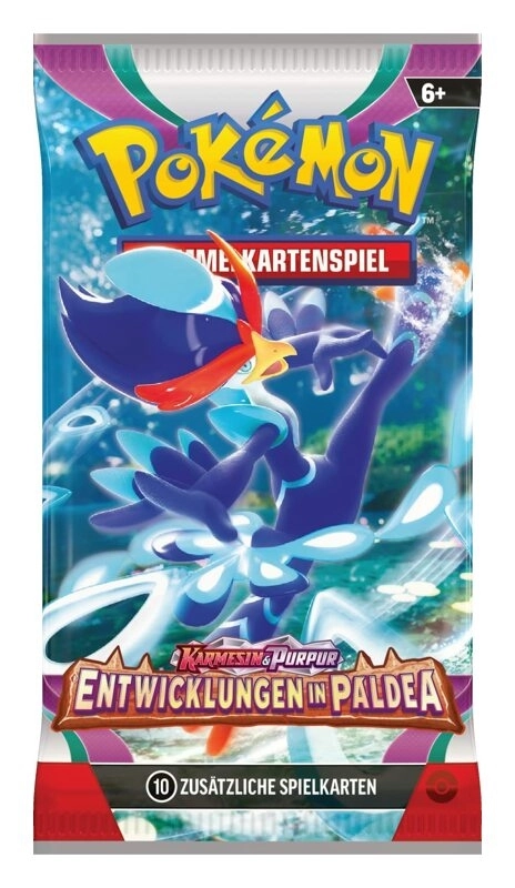 Pokémon SV02 - Karmesin & Purpur - Entwicklungen in Paldea Booster Display (36 Booster) - DE