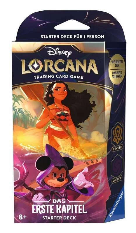 Disney Lorcana - Starter Deck 2 - Vaiana, Micky Maus - "Das Erste Kapitel" - DE