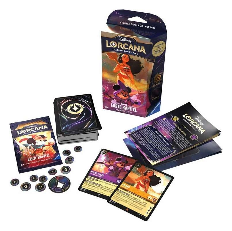 Disney Lorcana - Starter Deck 2 - Vaiana, Micky Maus - "Das Erste Kapitel" - DE