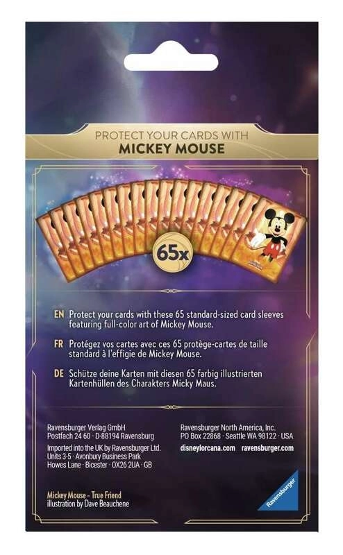 Disney Lorcana - Sleeves -Mickey Mouse (65 Sleeves)