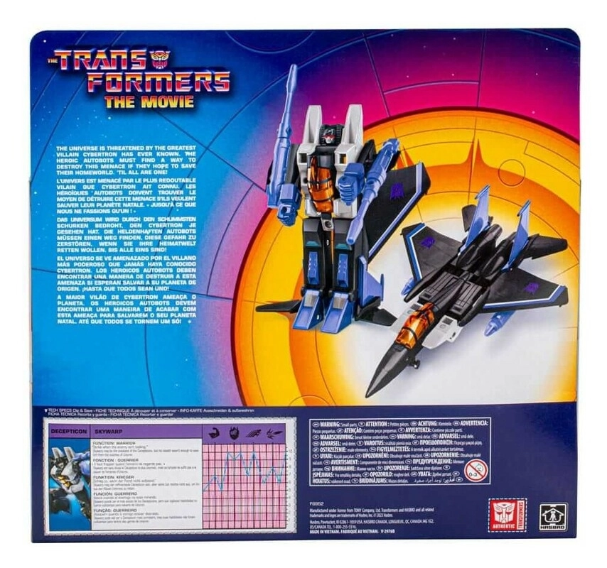 Transformers Retro The Transformers: The Movie Skywarp