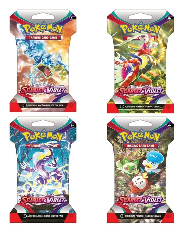 Pokemon Scarlet & Violet 1 Sleeved Booster Display (24 Booster) - EN