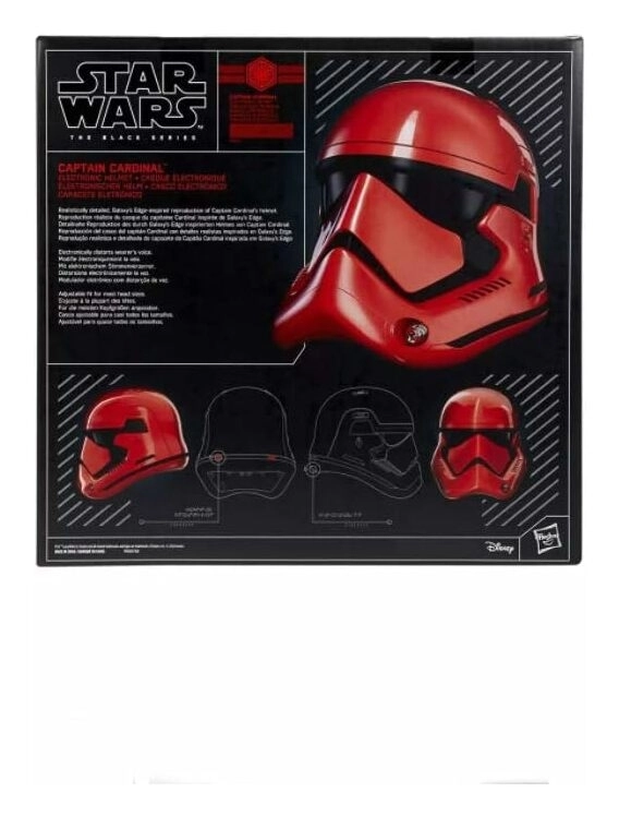 Star Wars The Black Series Galaxy’s Edge Captain Cardinal Electronic Helmet