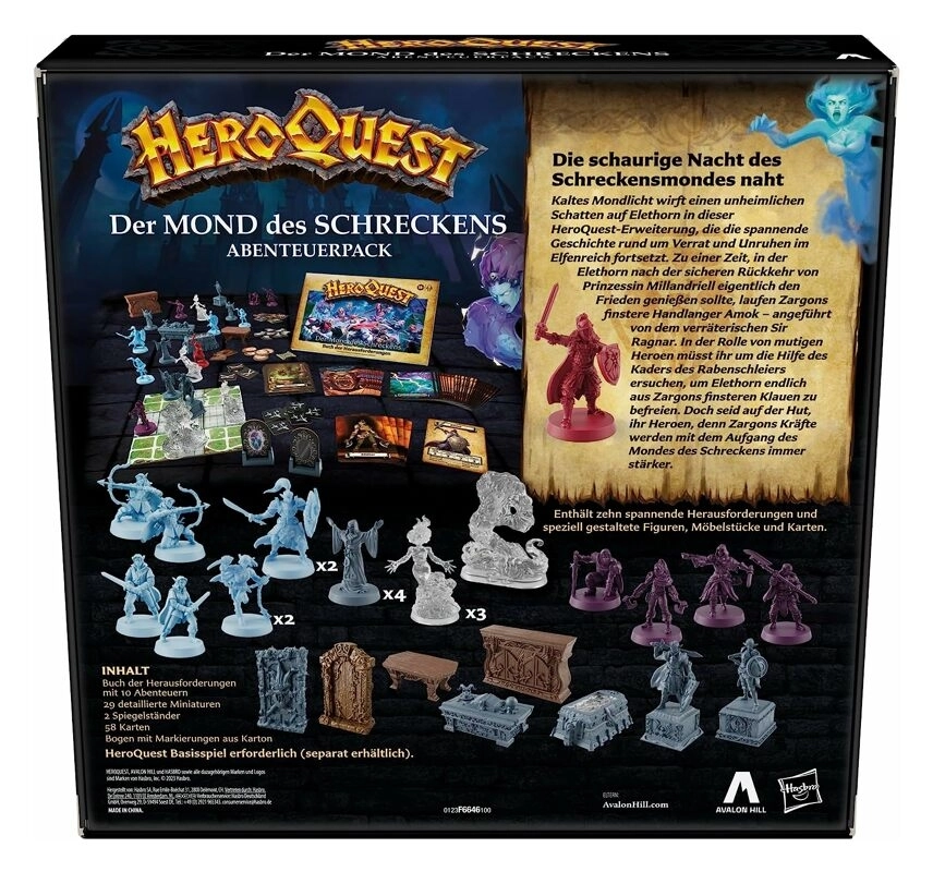 Avalon Hill HeroQuest Der Mond des Schreckens Abenteuerpack - DE