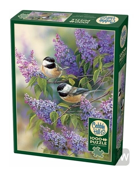 Chickadees and Lilacs - Rosemary Millette