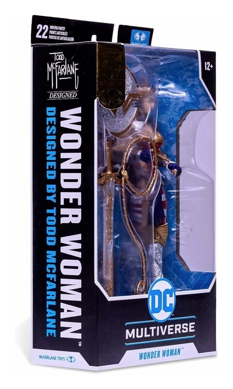 DC Multiverse Actionfigur Wonder Woman Designed by Todd McFarlane (Gold Label) 18 cm