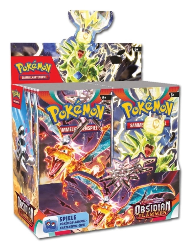 Pokémon KAPU03 - Obsidian Flammen - Display (36 Booster) - DE