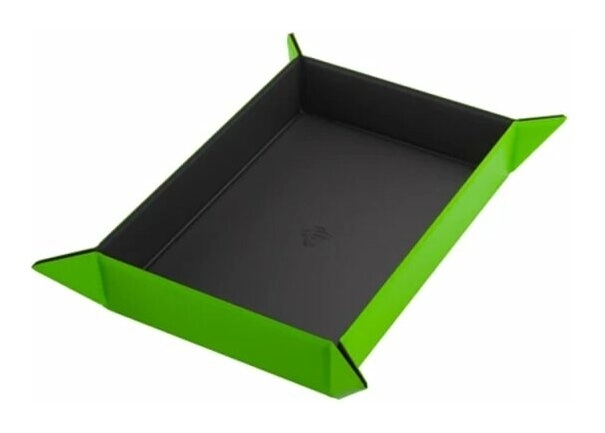 Magnetic Dice Tray Rectangular Black/Green