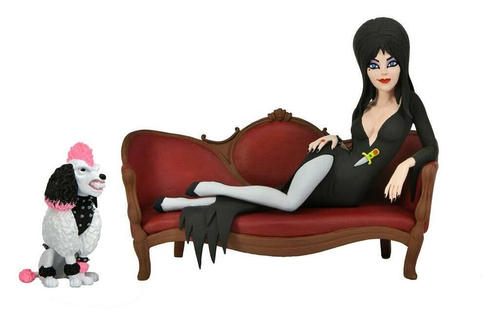 Elvira - 6” Scale Action Figure – Toony Terrors Elvira on Couch Boxed Set