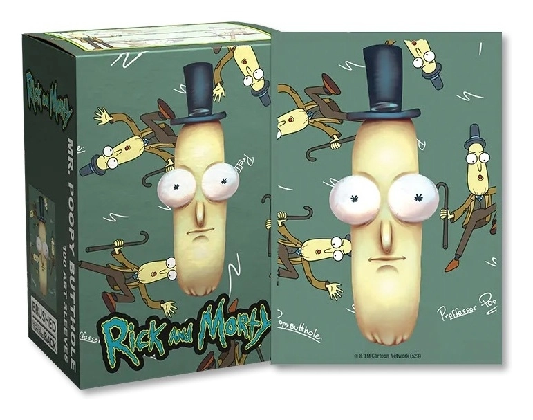 Dragon Shield License Standard size Sleeves - Mr. Poopy Butthole (100 Sleeves)