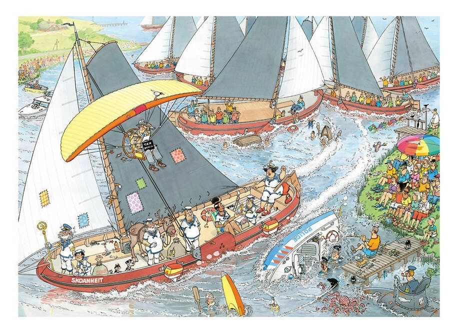 Der Käsemarkt & Die Segelregatta - Jan van Haasteren