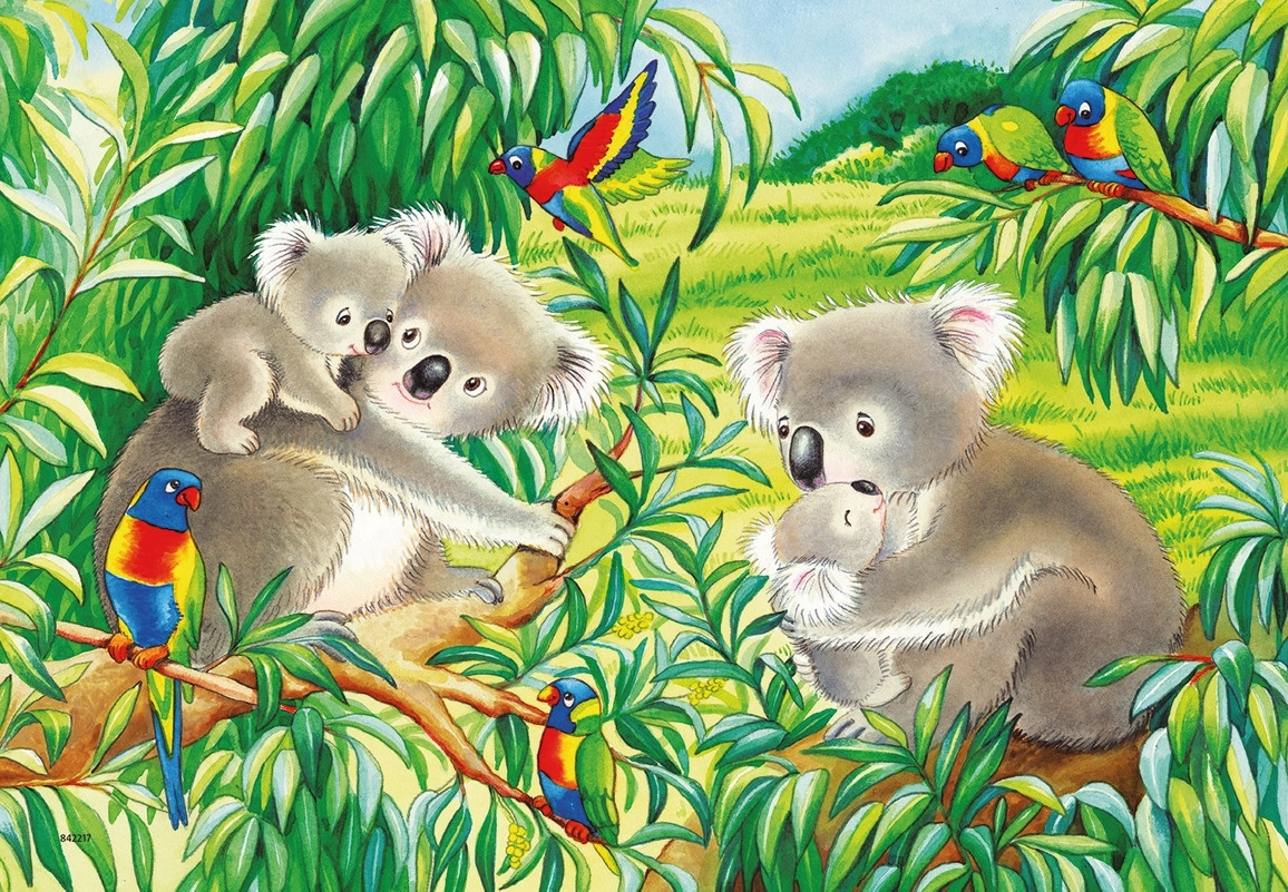 Süsse Koalas und Pandas