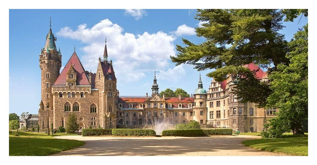 Schloss Moschen, Krakau, Polen