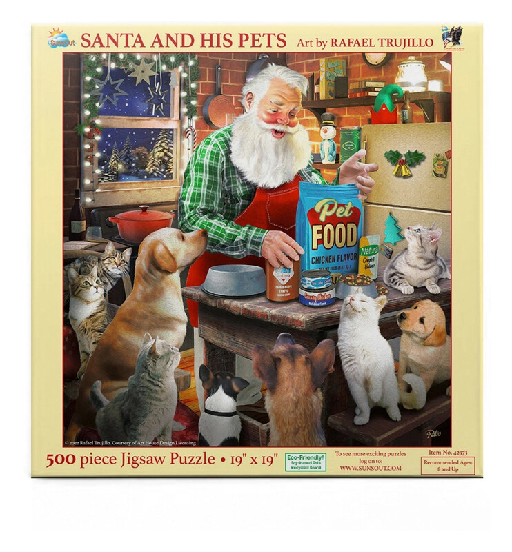 Santa and His Pets - XXL Teile