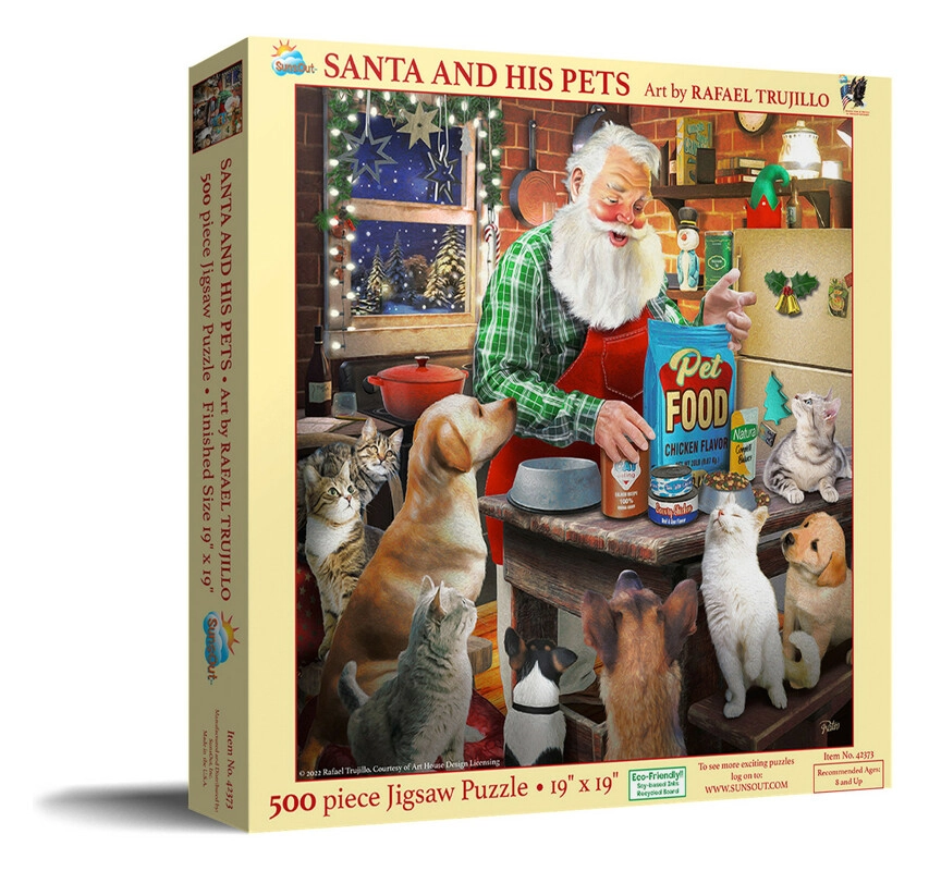 Santa and His Pets - XXL Teile