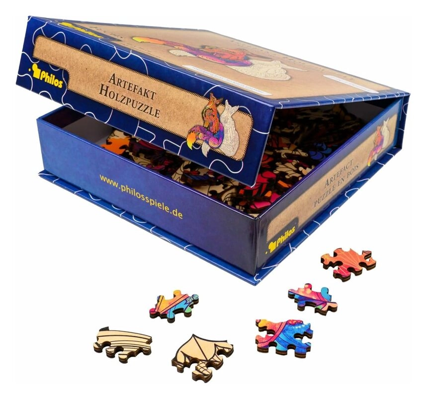 Artefakt Holzpuzzle 2 in 1 Fuchs - 143 Teile