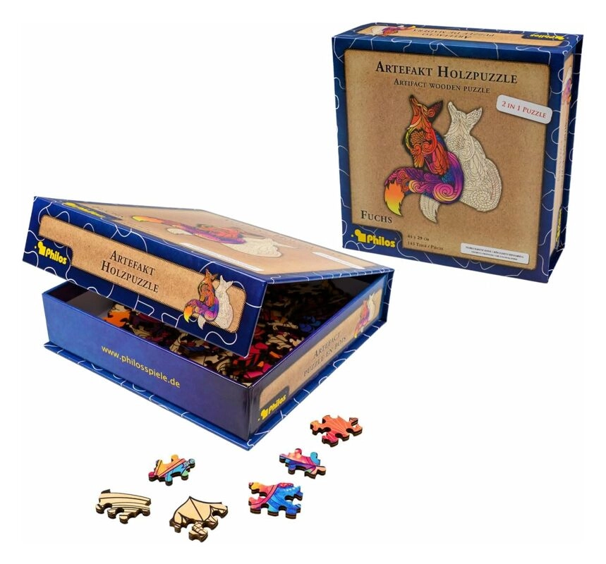 Artefakt Holzpuzzle 2 in 1 Fuchs - 143 Teile