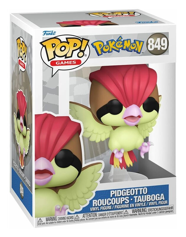 Funko POP! - Pokemon - Tauboga/Pidgeotto/Roucoups