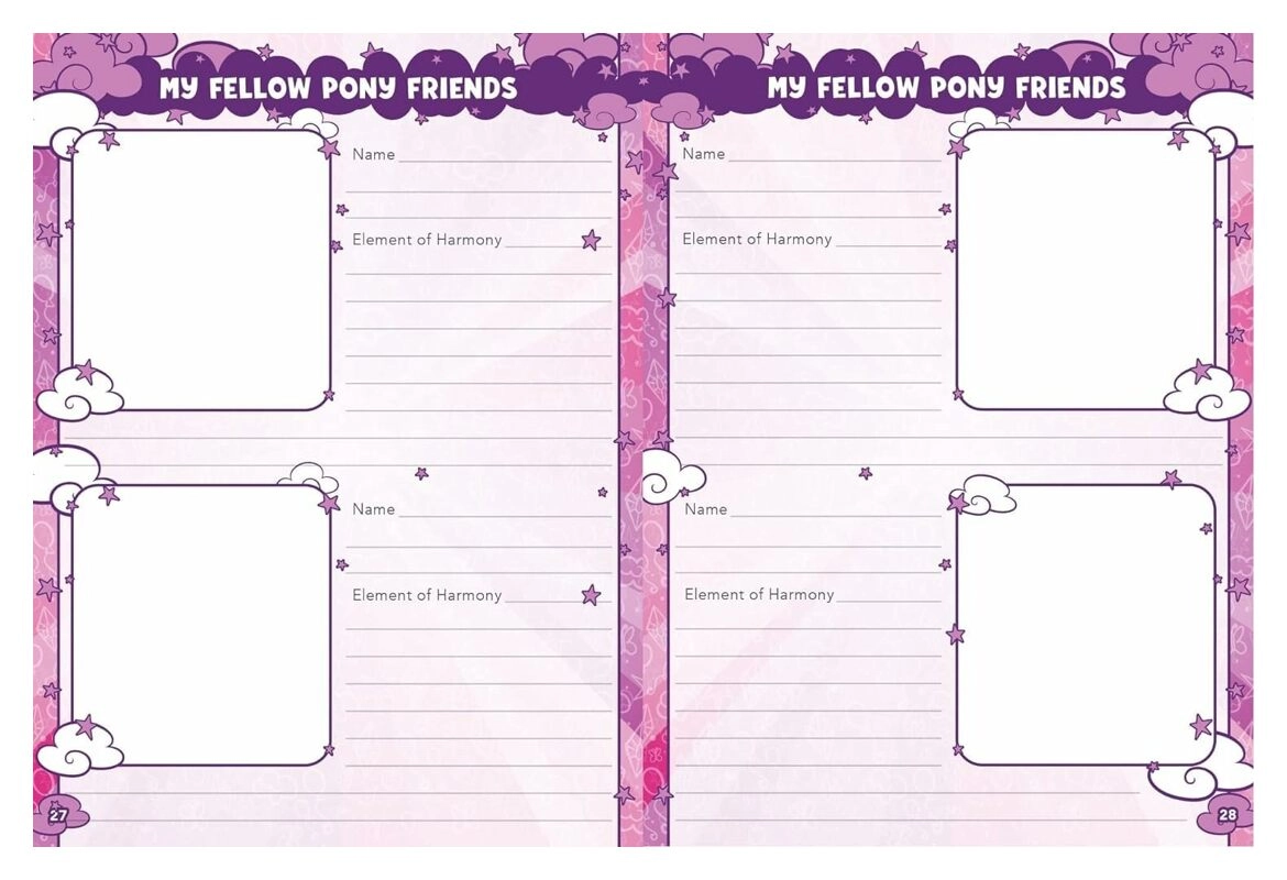 My Little Pony RPG Character Journal - EN