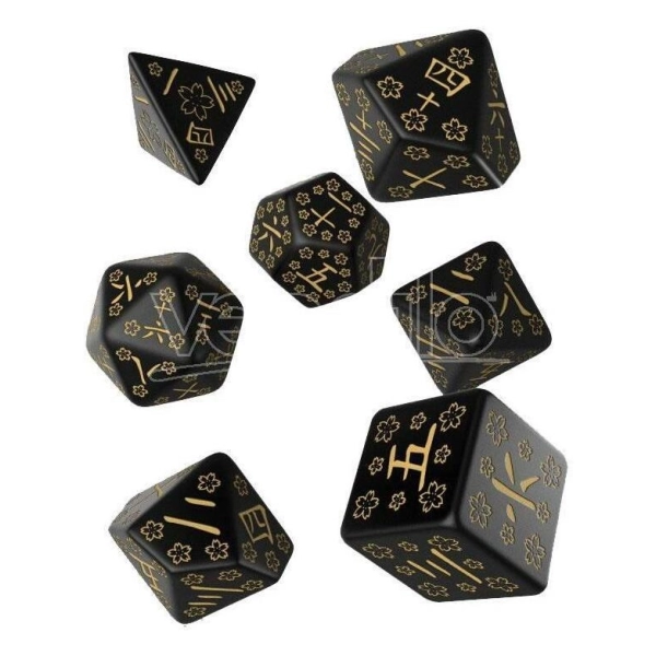 Japanese Dice Set Deep Night Firefly