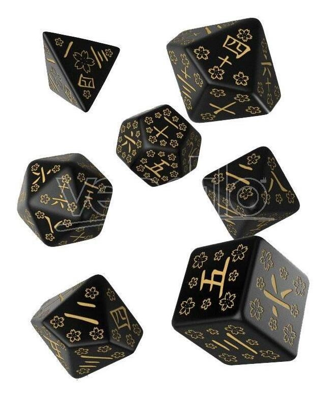 Japanese Dice Set Deep Night Firefly