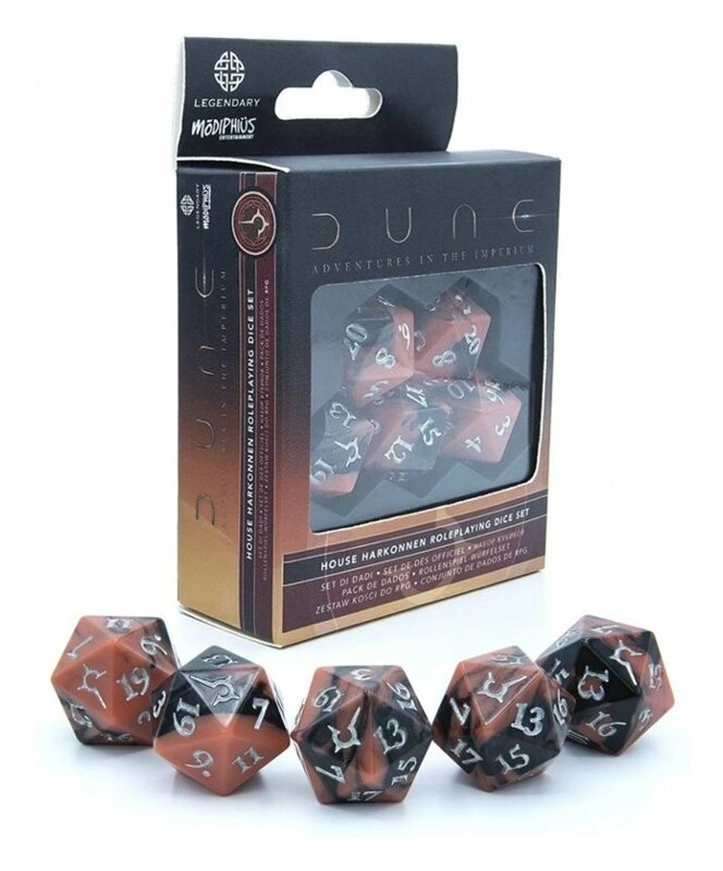 Dune - Adventures in the Imperium Dice Set: Harkonnen