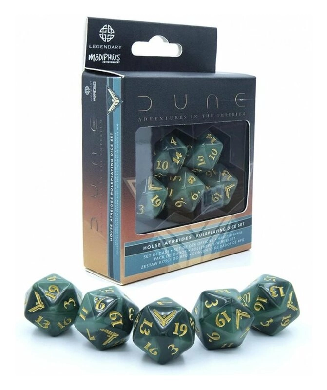 Dune - Adventures in the Imperium Dice Set: Atreides