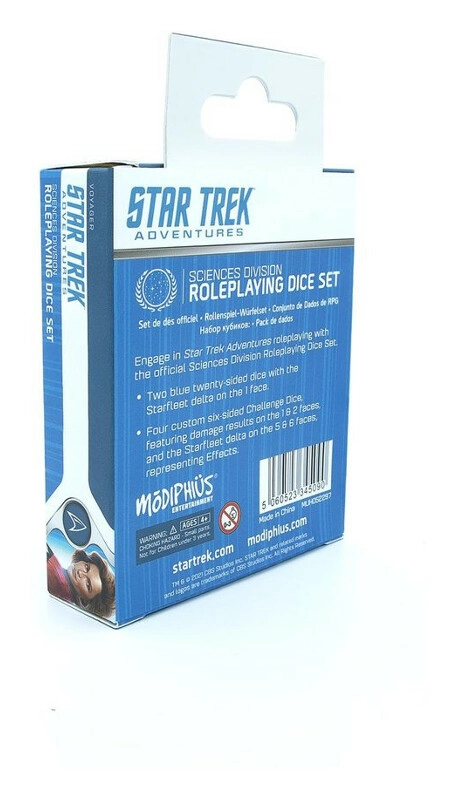 Star Trek Adventures Science Division Dice Set