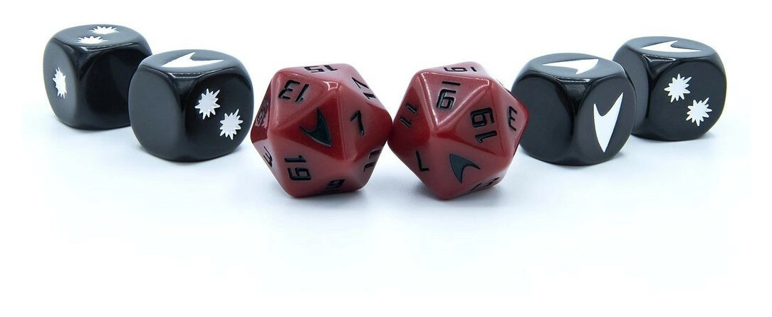 Star Trek Adventures Command Division Dice Set