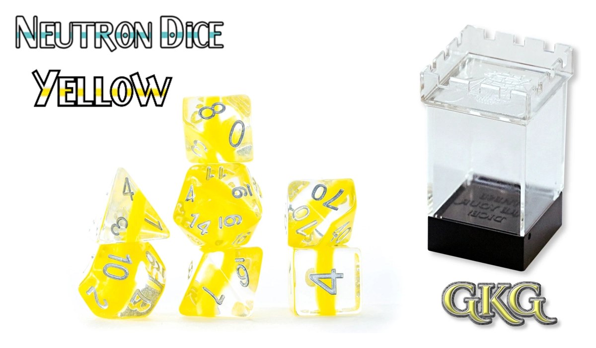 Neutron Dice Yellow