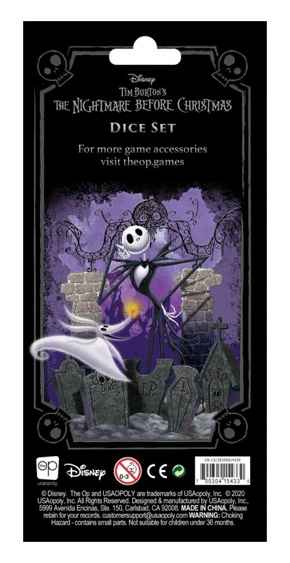 Disney Nightmare Before Christmas Dice Set