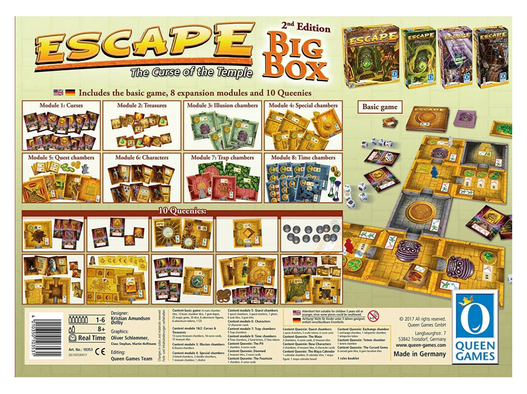 Escape - The Curse of the Temple - Big Box - Second Edition - DE/EN