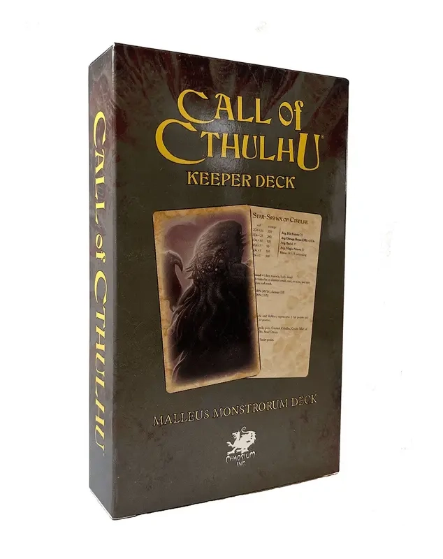 Call of Cthulhu RPG - The Malleus Monstrorum Keeper Deck - EN