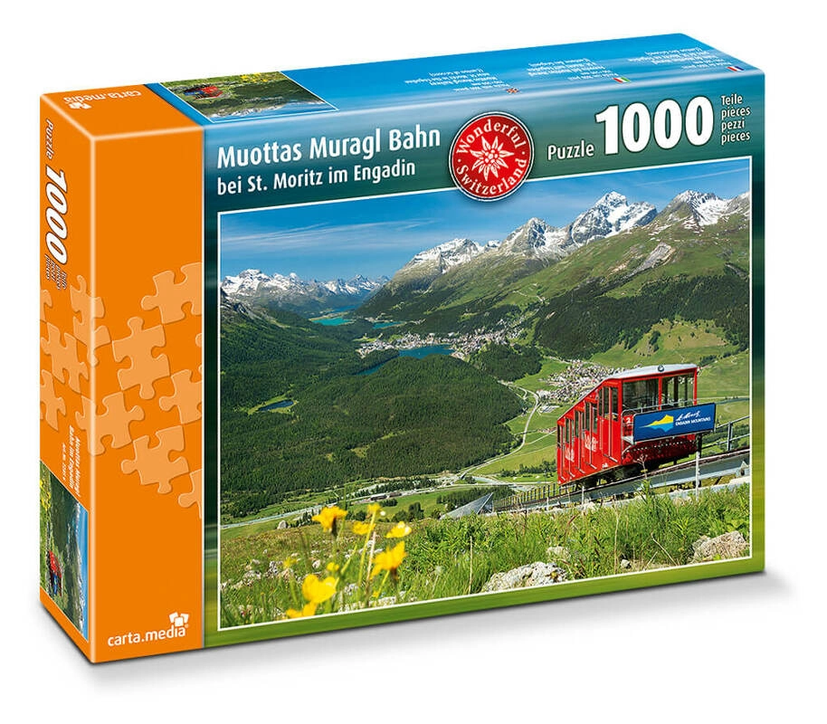 Muottas Muragl Bahn bei St. Moritz