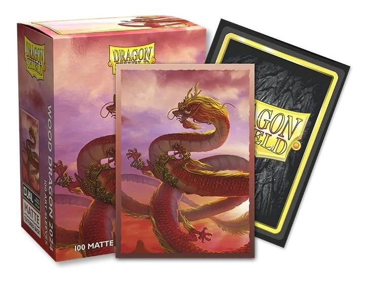 Dragon Shield Art Sleeves - Standard size - Matte Dual - Year of the Wood Dragon (100 Sleeves)