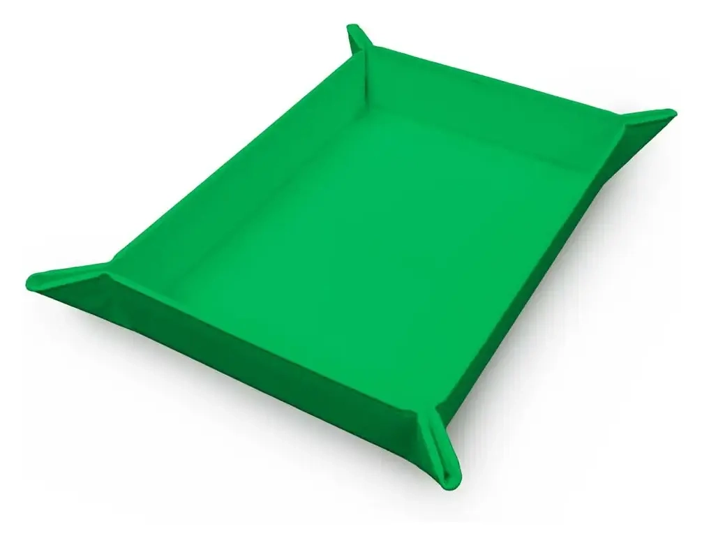 UP - Vivid Magnetic Foldable Dice Tray: Green