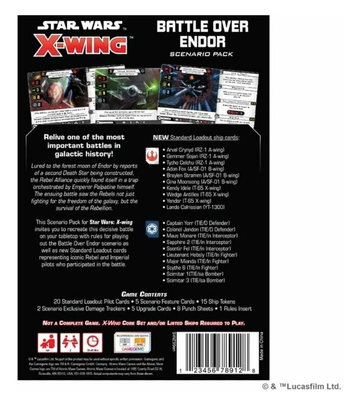 Star Wars X-Wing: Battle Over Endor Scenario Pack - EN