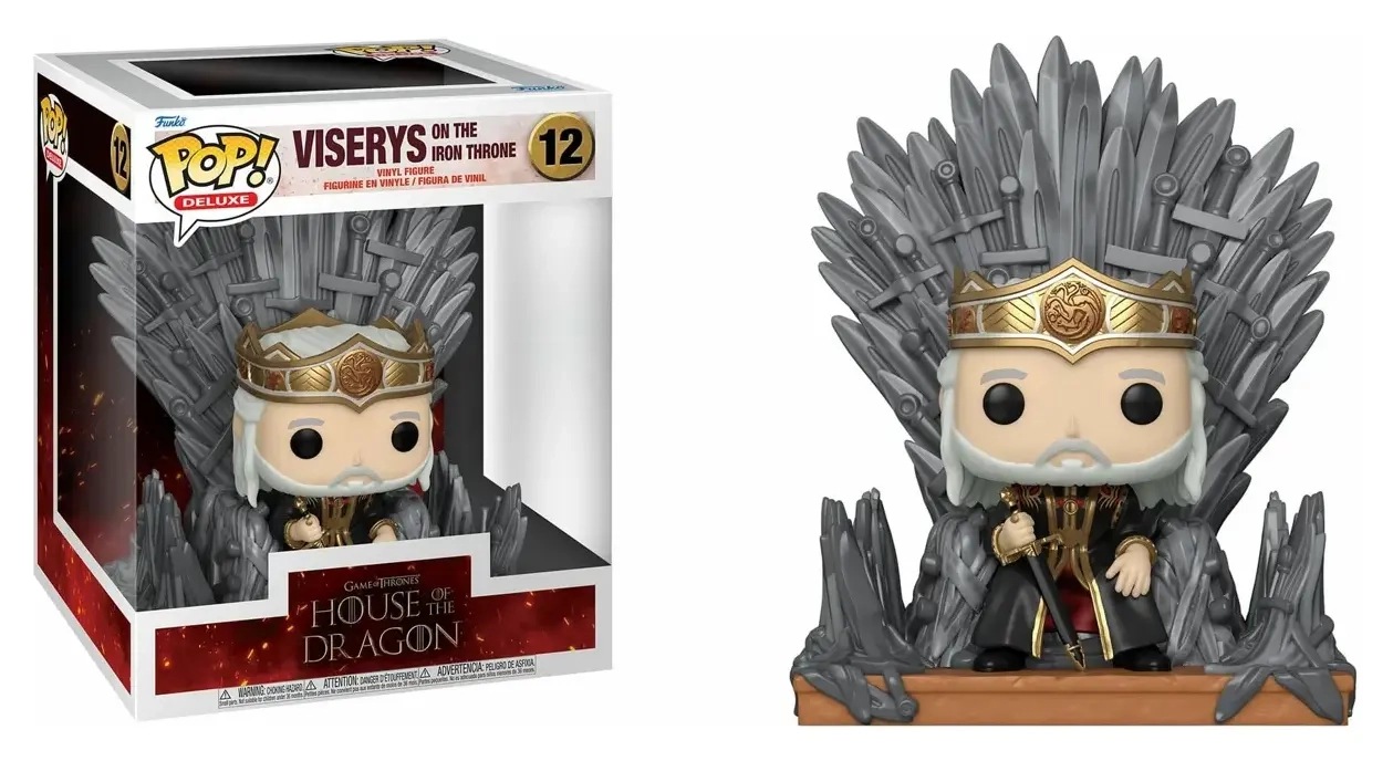 Funko POP! Deluxe - House of Dragon - Viserys on Throne