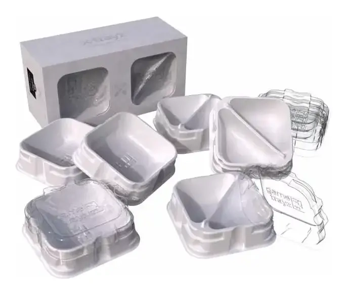 X-Trayz Sortierschalen Set weiss (6 Stück)